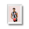 DG Designs Prints Dom Gauci Print - Nick Daicos, Blush