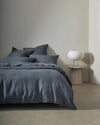 Weave Home Bed Linen Weave Home Ravello Quilt Cover - Denim (Various Sizes)