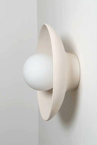 Robert Gordon Interiors Pendants Robert Gordon Dish Wall Sconce, Bone