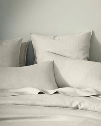 Weave Home Bed Linen Weave Home Ravello Euro Pillowcase Pair - Bone