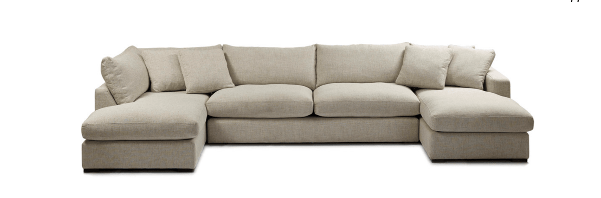 Molmic Sofas Molmic Shona sofa, Hawthorn Silver Fabic with Oak Timber Legs (7908354588921)