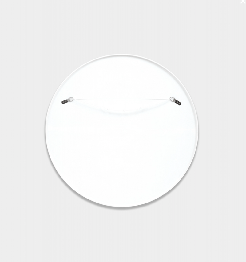 Middle of Nowhere Mirrors Middle of Nowhere Flynn Round Mirror - Bright White