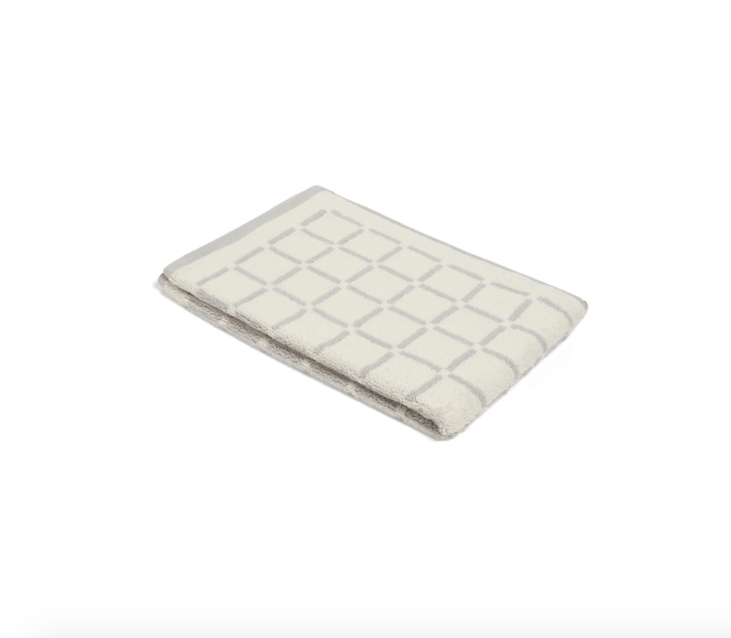 Loop Home Accessories Loop Home Bath Sheet - Butter/Stone Grid