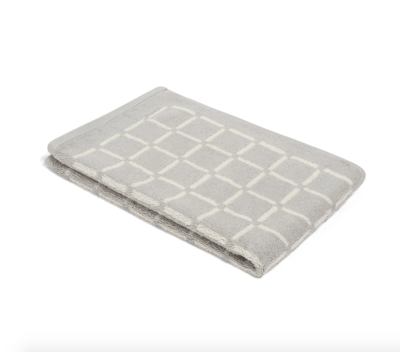 Loop Home Accessories Loop Home Hand Towel - Butter/Stone Grid