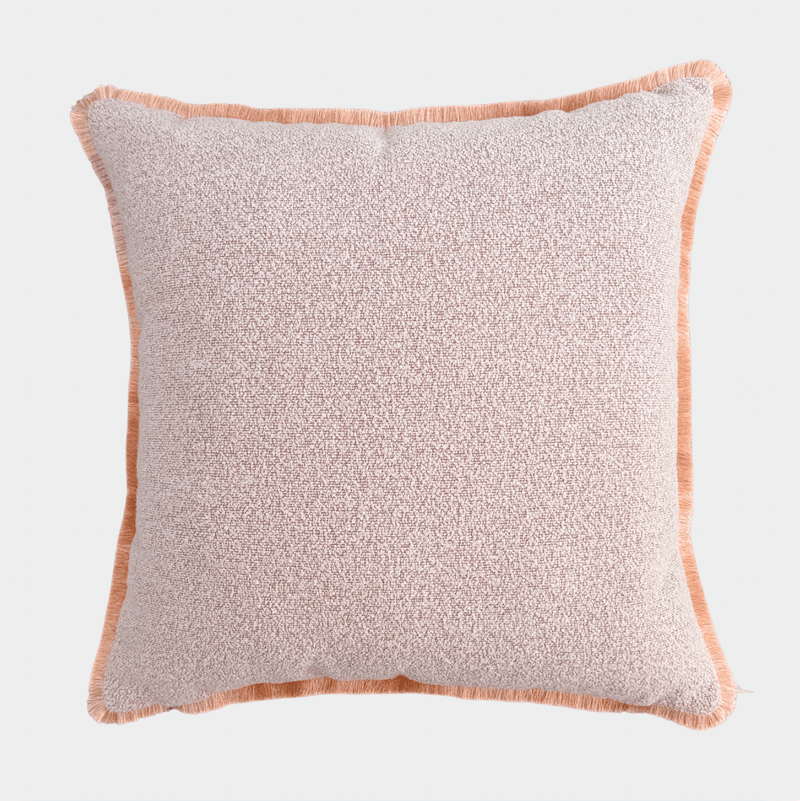 norsuSTUDIO Cushions norsu STUDIO - Limited Edition Fringe Collection Cushion - Blush Boucle 60 x 60cm