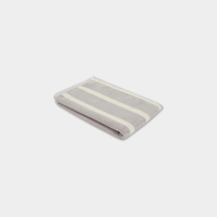 Loop Home Accessories Loop Home Bath Sheet - Butter/Stone Bold Stripe