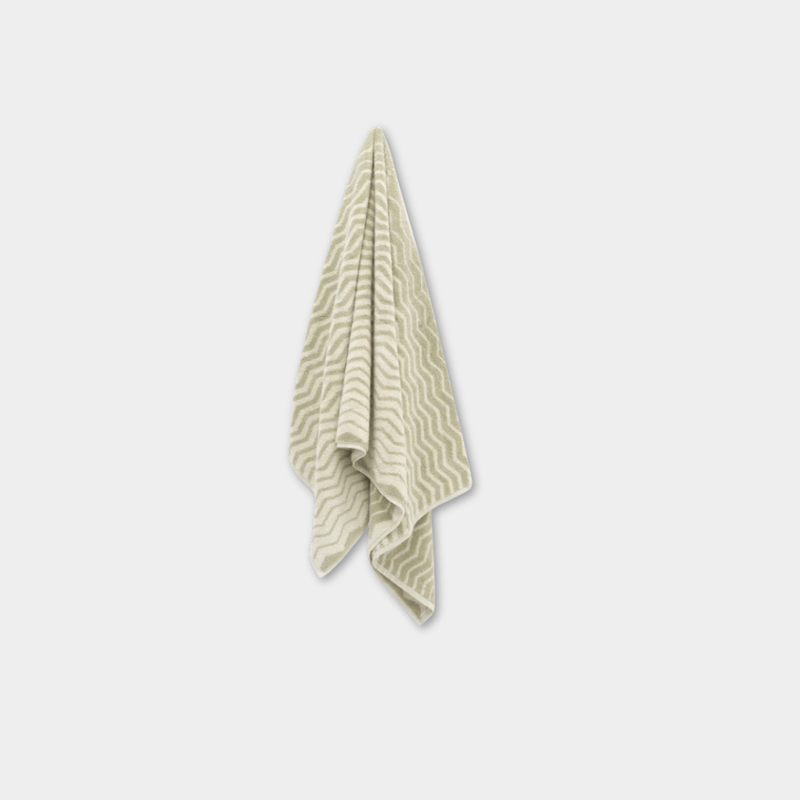 Loop Home Accessories Loop Home Bath Towel - Sage/Sand