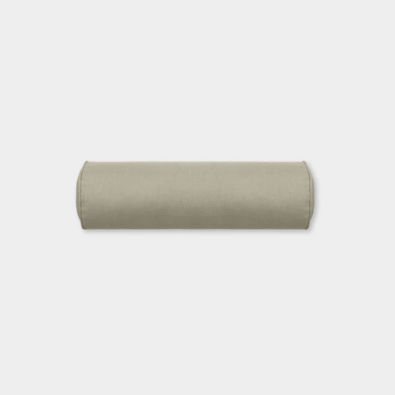 L&M Home Blankets & Throws L&M Home Mae Sage Pure Linen Bolster Cushion