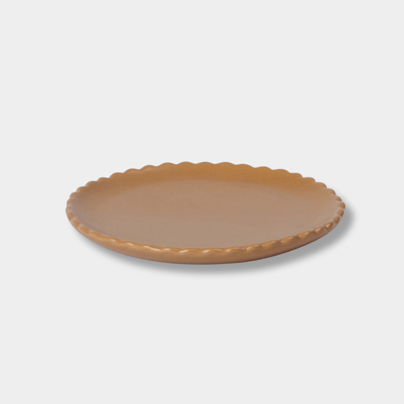 Tasteology Kitchen Accessories Tasteology Waves Dinner Plate Terracotta