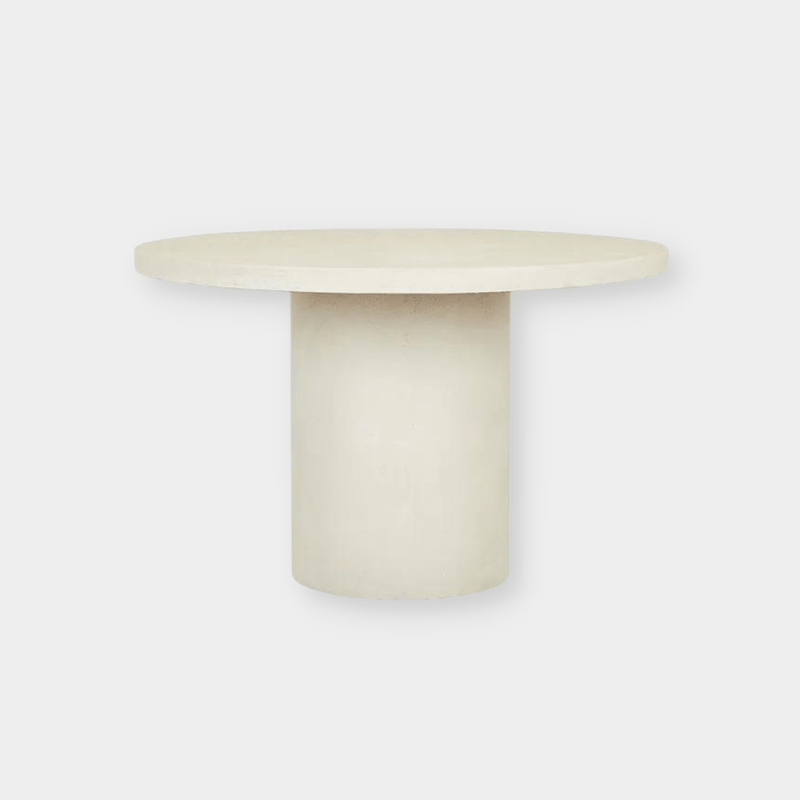 Globe West Dining Tables Globe West Petra Round Dining Table, Ivory (7953841586425)