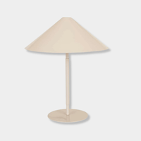 Globe West Lamps Globe West Easton Shelter Table Lamp - Pearl Stone