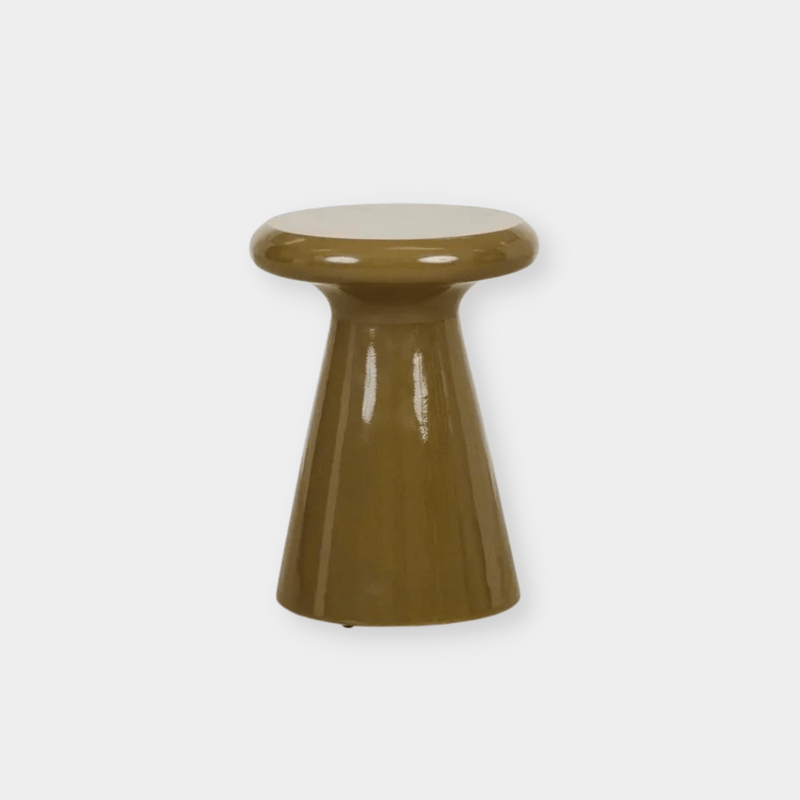 Globe West Side Tables Globe West Seville Podium Large Side Table, Olive (7953894310137)