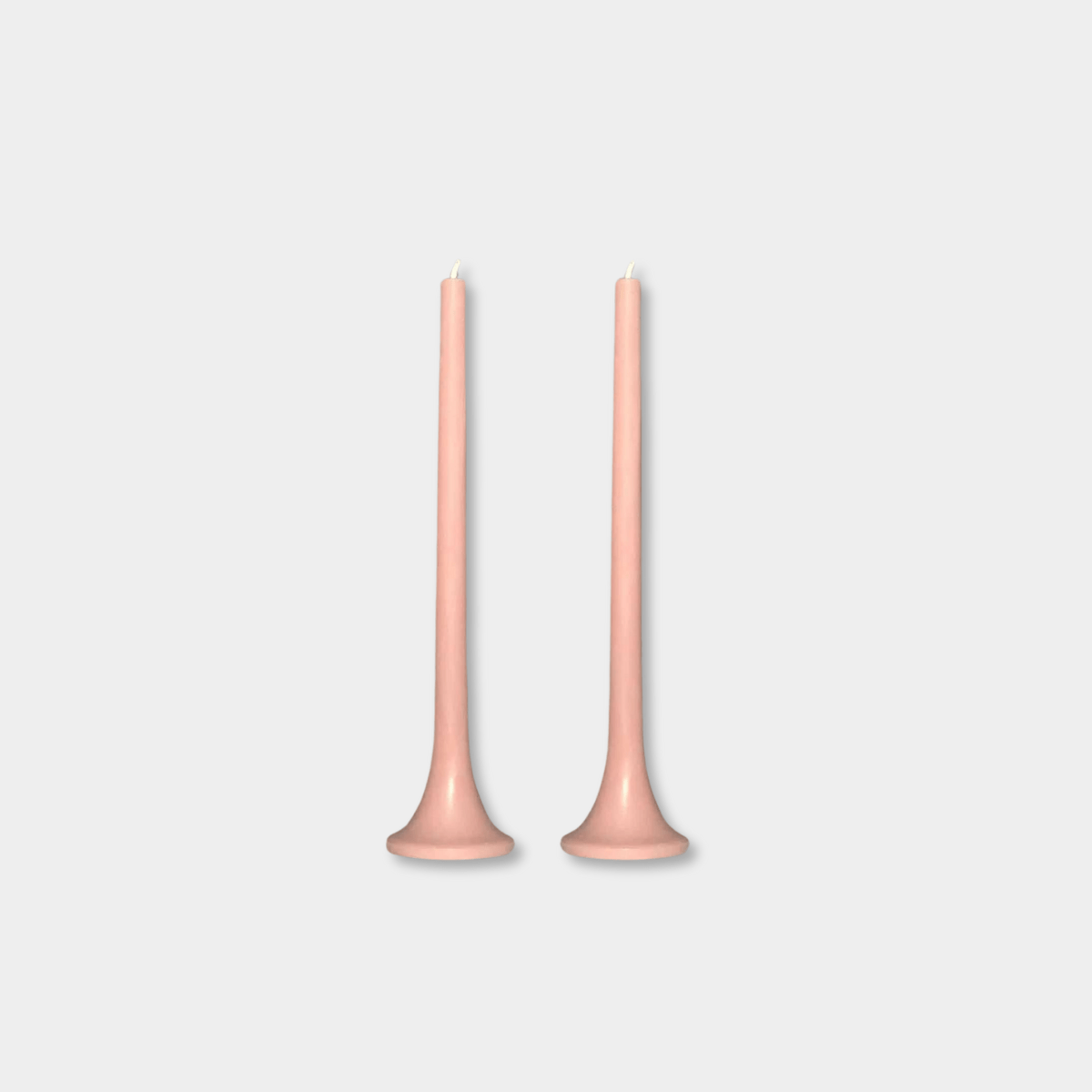 Candle Kiosk Candles Tusk Tapered Candles Clay (set of 2)