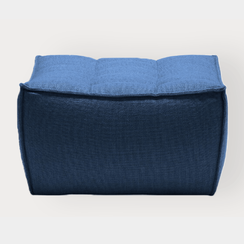 Ethnicraft Sofas Ethnicraft Footstool Sofa N701 - Blue