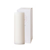 Arty Bub Candles Arty Bub, Ribbed Pillar Candle, Regular, White