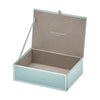 One Six Eight London Jewellery Box Sara Jewellery Box, Pale Blue Medium