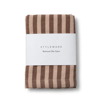 Styleware Tea Towels Styleware Between The Lines Tea Towels - Choc Malt