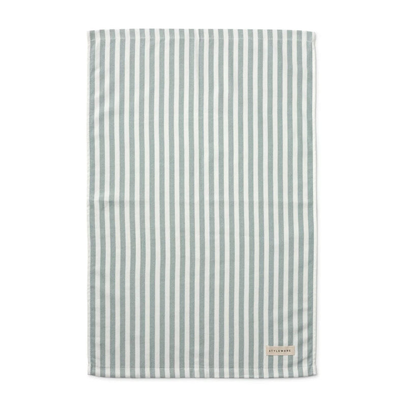 Styleware Tea Towels Styleware Between The Lines Tea Towels - Matcha