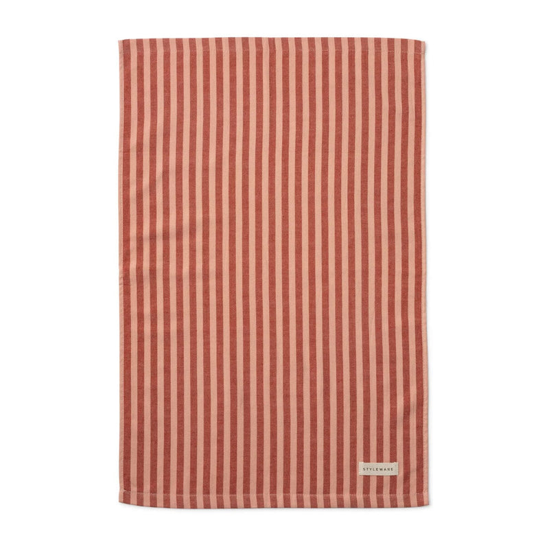 Styleware Tea Towels Styleware Between The Lines Tea Towels - Red Velvet