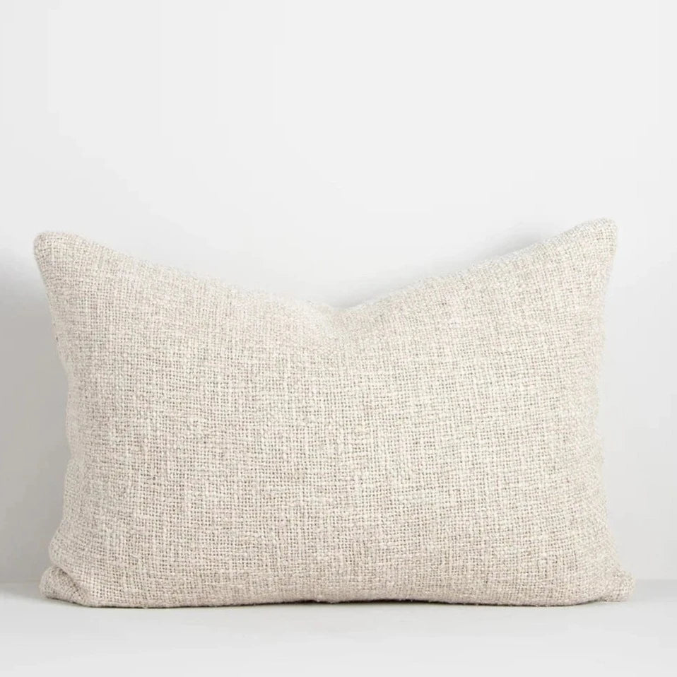 Baya Cyprian Oblong Cushion Oatmeal 40 x 60 Norsu Interiors