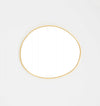 Middle of Nowhere Mirrors Middle of Nowhere Organic Mirror, Brass, 70 x 80cm