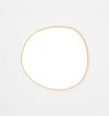 Middle of Nowhere Mirrors Middle of Nowhere Organic Mirror, Brass, 90 x 95cm