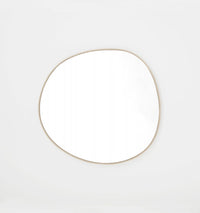 Middle of Nowhere Mirrors Middle of Nowhere Organic Mirror, Sand, 90 x 95cm