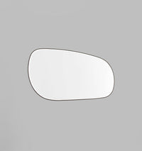 Middle of Nowhere Mirrors Middle of Nowhere Pebble Mirror, Black, 90 x 150cm