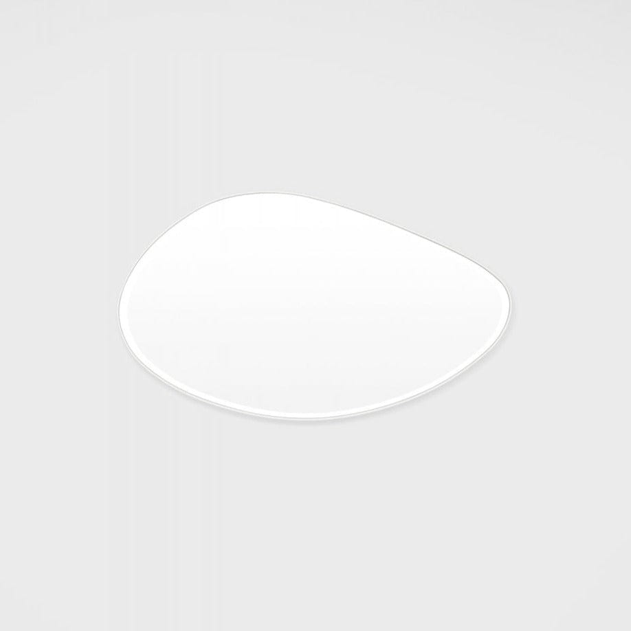 Middle of Nowhere Mirrors Middle of Nowhere Pebble Mirror, Bright White, 120 x 70cm