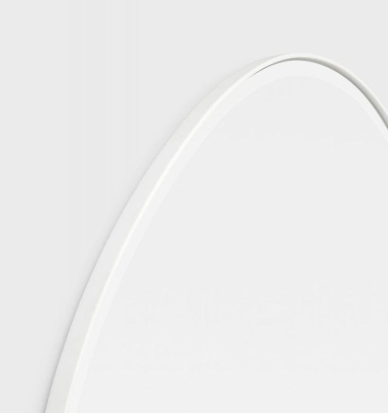 Middle of Nowhere Mirrors Middle of Nowhere Pebble Mirror, Bright White, 70 x 90cm