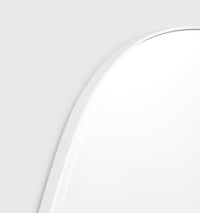 Middle of Nowhere Mirrors Middle of Nowhere Pebble Mirror, Bright White, 90 x 150cm