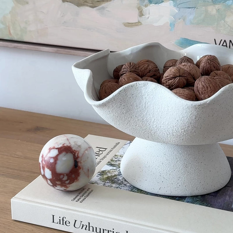 Ripple Fruit Bowl Pedestal