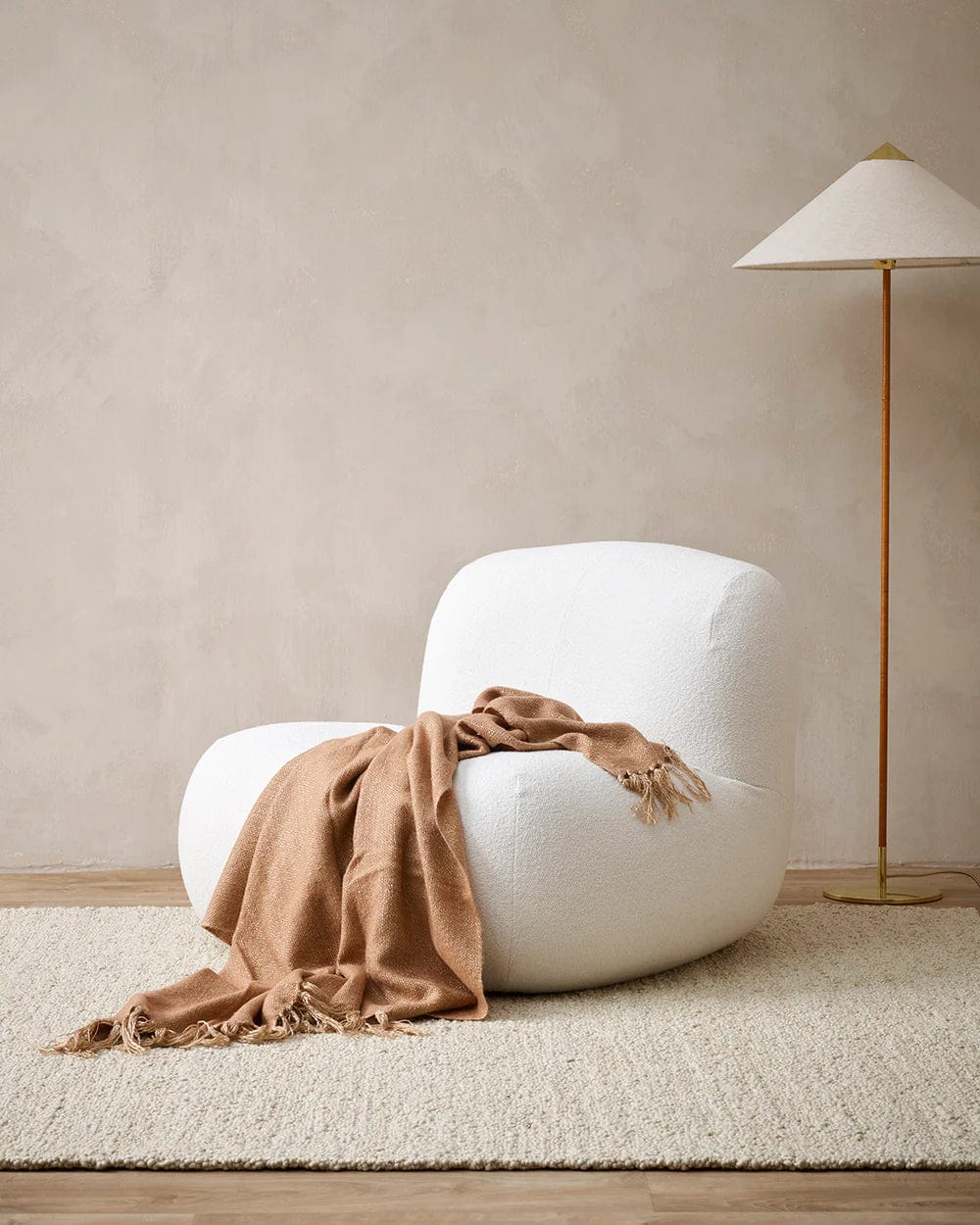 Baya Blankets & Throws Baya Richmond Throw - Sunset