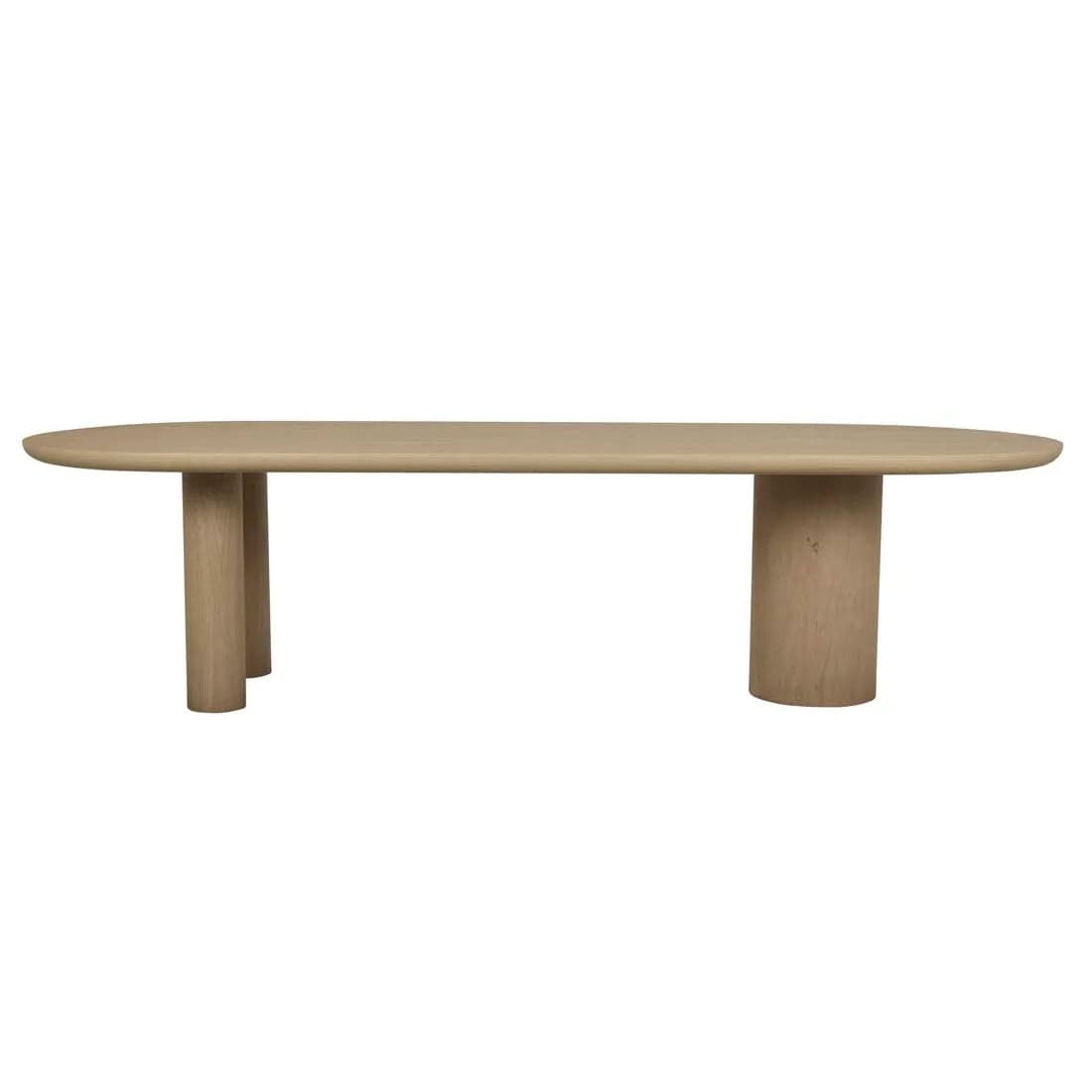Globe West Seb Oval Dining Table Oak Various Sizes Norsu Interiors