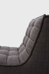 Ethnicraft Sofas Ethnicraft Sofa N701 1 Seater - Dark Grey