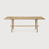 Ethnicraft Dining Tables Ethnicraft Oak Profile Dining Table (6790053822652)