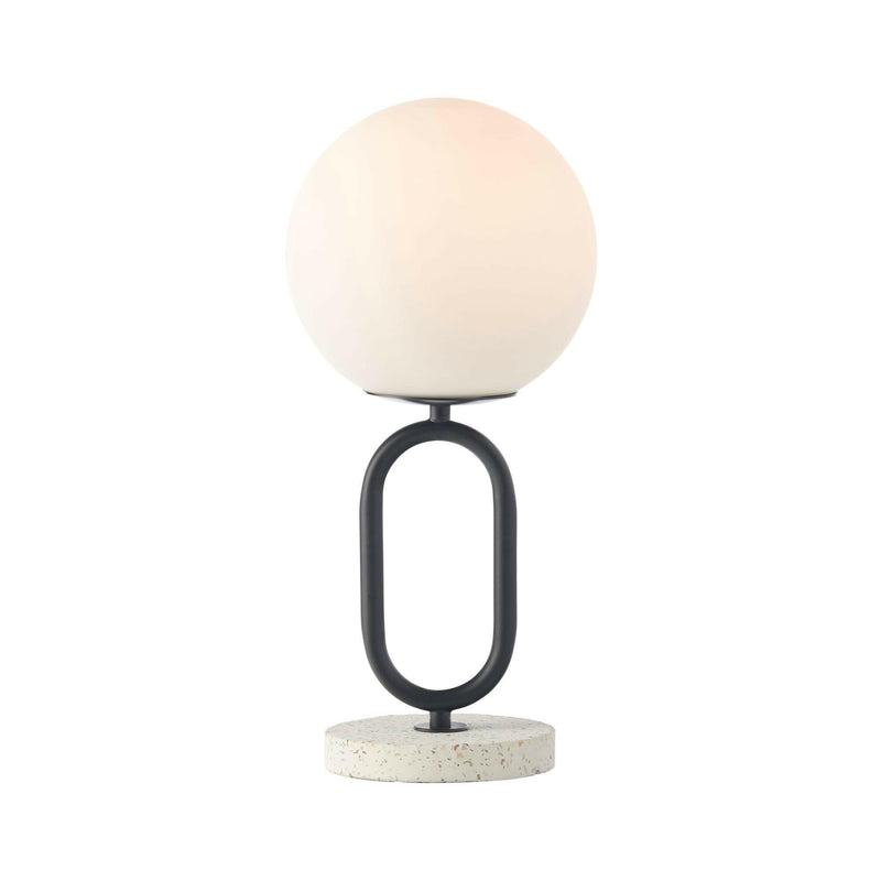 Mayfield Lamps Margot Desk Lamp, Black w/ Terrazzo (7608287822073)