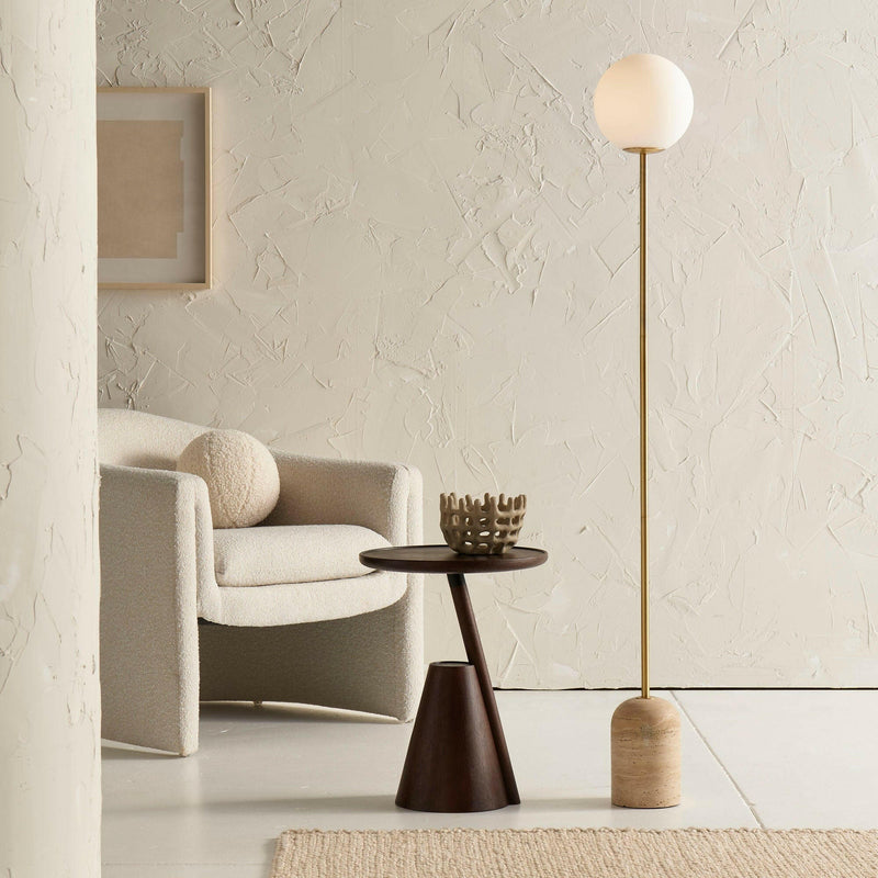 Mayfield Lamps Soren Floor Lamp - Travertine (7815718502649)