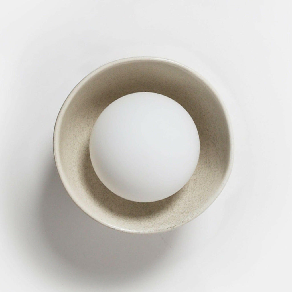 Robert Gordon Bowl Sconce Light, Poppyseed – Norsu Interiors