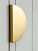 norsuHOME Handles norsuHOME Solid Brass Half Moon Handle (6085342527676)