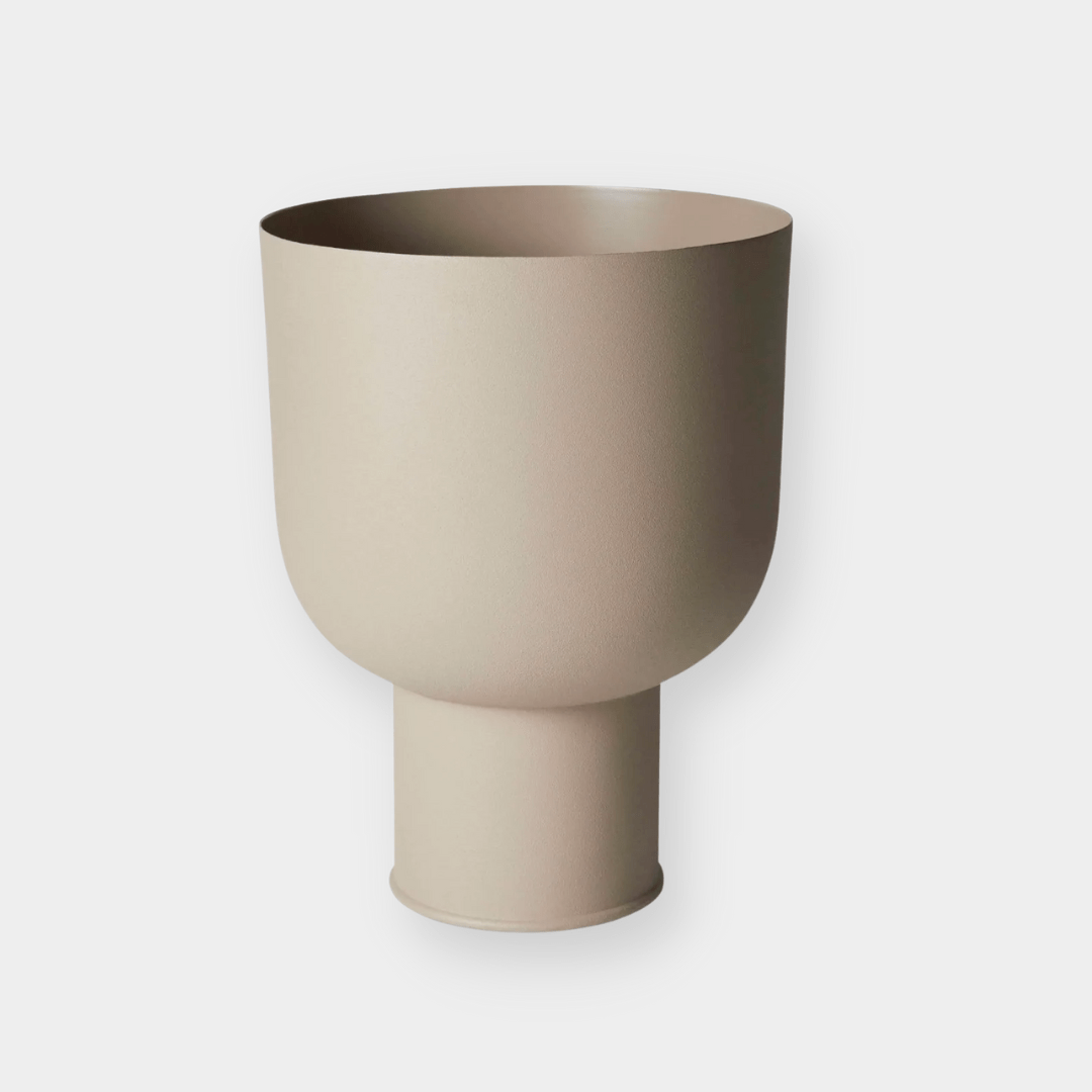 L&M Home Pots L&M Home Mona Curve Planter - Latte (6661681447100)