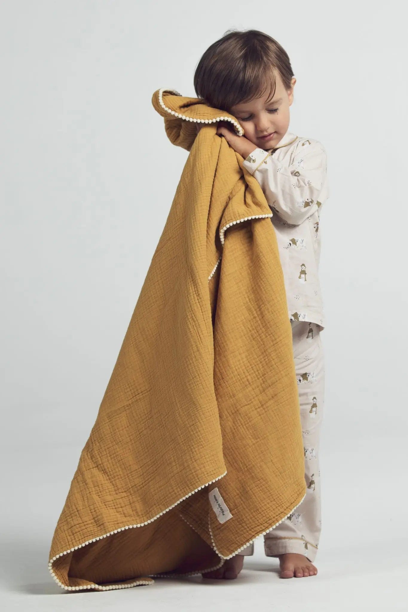 Minky Meadow Blankets & Throws Minky Meadow Kids Blanket, Curry (7808111018233)