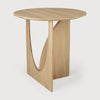 Ethnicraft Side Table Ethnicraft Oak Geometric Side Table - Oak (4595652395092)