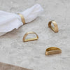 Flou. Design Flou. Design Arched Brass Napkin Rings (Set of four) (7683140092153)