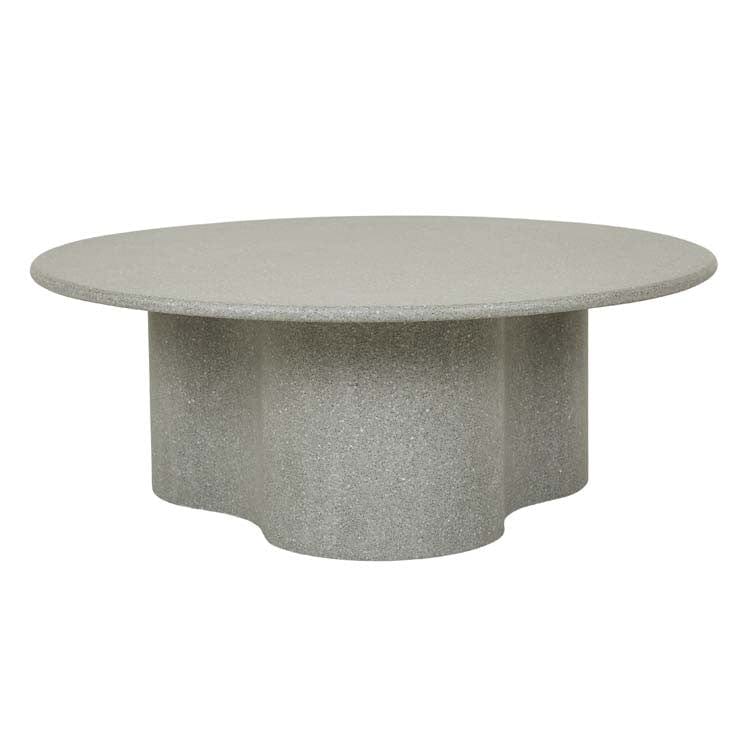 Globe West Coffee Tables Globe West Artie Outdoor Wave Coffee Table, Sage Speckle (7887442837753)