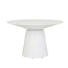 Globe West Dining Tables Globe West Classique Round Dining Table, White Grain Ash (7903627772153)