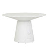 Globe West Dining Tables Globe West Classique Round Dining Table, White Grain Ash (7903627772153)