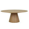 Globe West Dining Tables Globe West Classique Round Dining Table, Natural Ash (7903626789113)