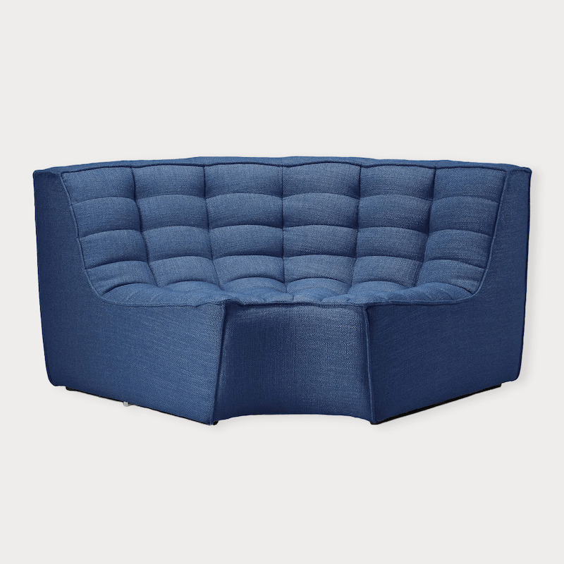 Ethnicraft Sofas Ethnicraft Sofa N701 Round Corner - Blue (7679867355385)