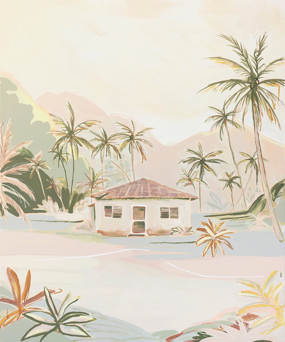 Jen Sievers Prints Jen Sievers 'Abode' Limited Edition Fine Art Canvas Print - Here, in Paradise (7888219734265)